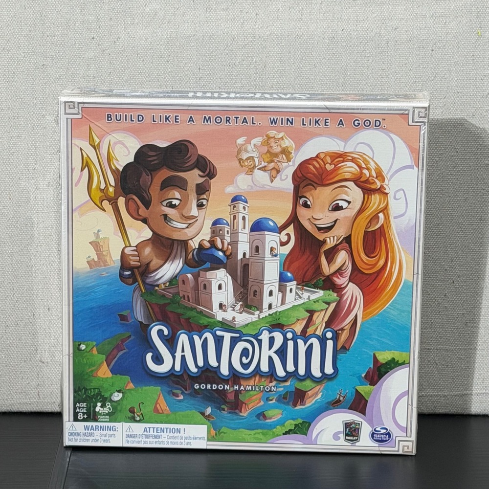 SANTORINI Strategy Based Board Game 2016 Spin Master NEW SEALED NIB